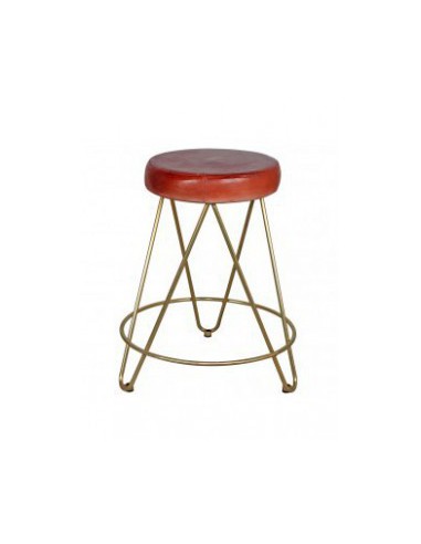 TABURETE FIESTA ORO ZINCADO