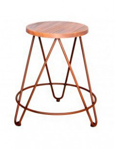 TABURETE EMERA OXIDO