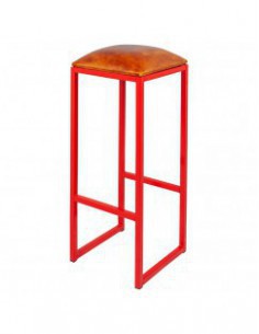 TABURETE LINCOLN ROJO