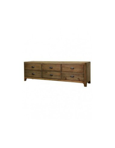 MUEBLE TV DAFNE 6 CAJONES