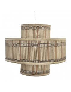 LAMPARA HERVER TECHO RATTAN