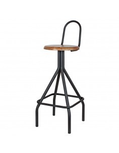 TABURETE LEIBNIZ NEGRO