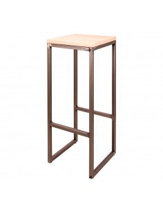 TABURETE TORRE BARNIZ