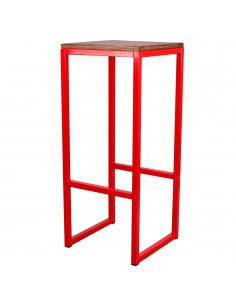 TABURETE TORRE ROJO