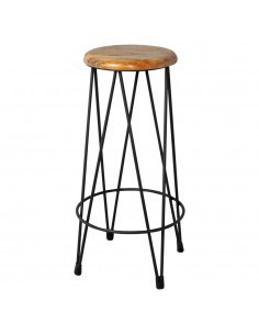 TABURETE REGAE NEGRO