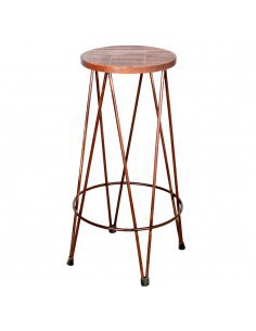 TABURETE REGAE OXIDO