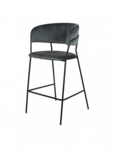 TABURETE RESIA AZUL PETROLEO