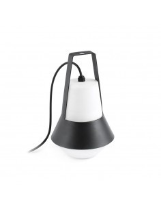 LAMPARA GAST PORTATIL NEGRA