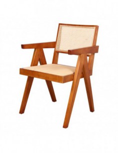 SILLA HANGAR MARRÓN 2